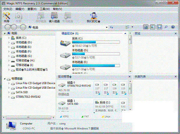 Magic NTFS Recovery(格式化數(shù)據(jù)恢復(fù)軟件)v4.1中文版