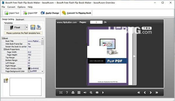 Boxoft Free Flash Flip Book Maker(flash翻頁(yè)書(shū)制作軟件)