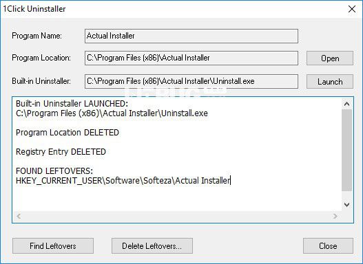 1Click Uninstaller(卸載工具)