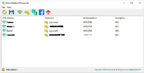 SterJo Wireless Passwords(wifi密碼查找工具)