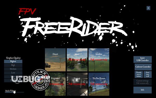 FPV Freerider(四旋翼飛行模擬器)