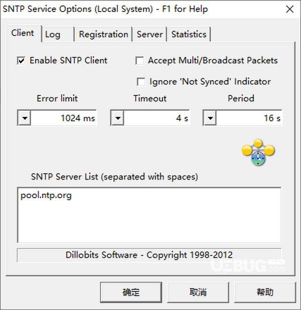 SNTP Service(時間校準(zhǔn)工具)