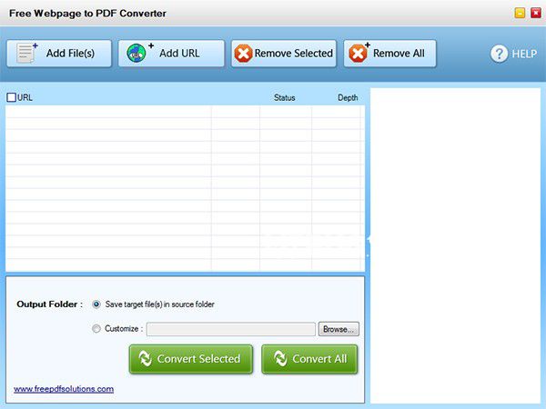 Free Webpage to PDF Converter(文件格式轉(zhuǎn)換工具)