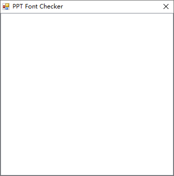 PPT Font Checker(檢測(cè)PPT字體工具)