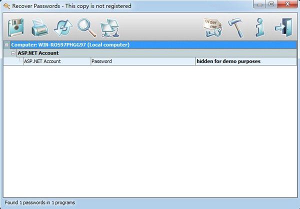 Recover Passwords(密碼找回軟件)v1.0免費(fèi)版【2】
