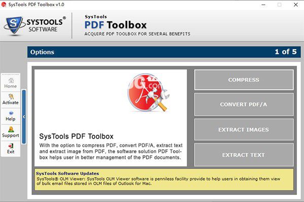 SysTools PDF Toolbox(PDF文件處理工具)