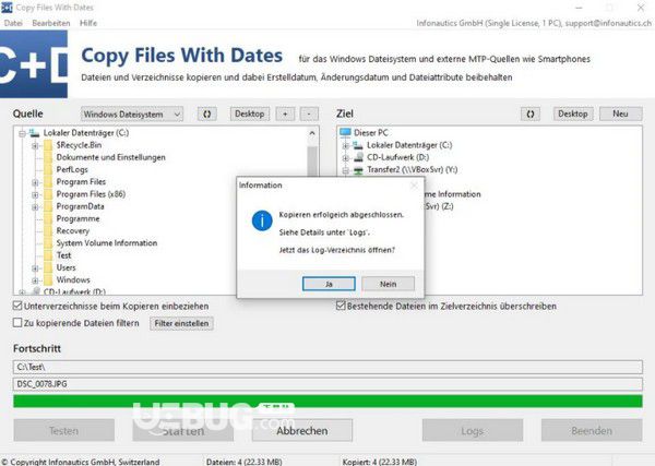 Copy Files With Dates(文件復(fù)制工具)v1.21免費(fèi)版【2】