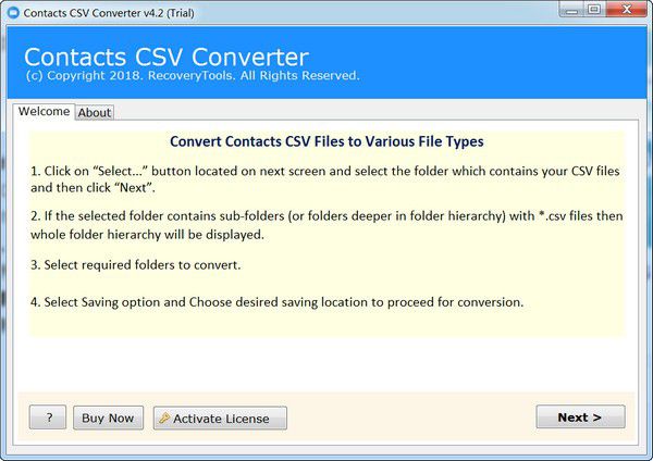 Contacts CSV Converter(CSV轉(zhuǎn)換工具)