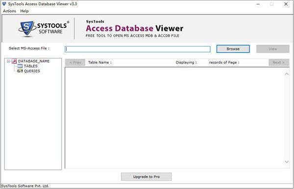 SysTools Access Database Viewer(數(shù)據(jù)庫查看工具)