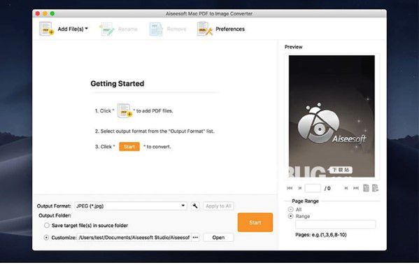  Aiseesoft PDF to Image Converte Mac版 V3.1.50.90126