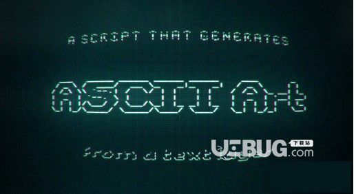 ASCII Generator(AE復(fù)古編碼特效腳本) v1.6