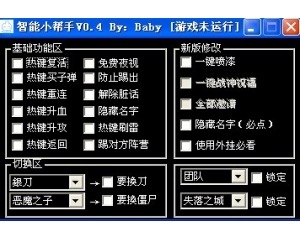 CSOL baby小幫手V0.4版_復(fù)活_改名字_隱藏名字_一鍵噴漆_熱鍵刷雷