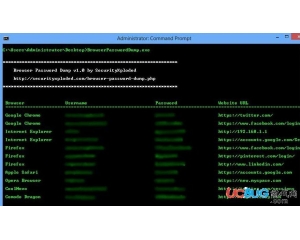 網(wǎng)頁(yè)密碼恢復(fù)工具(Browser Password Dump)v2.5最新版