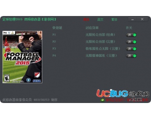 《足球經(jīng)理2015》修改器 +4 中文版
