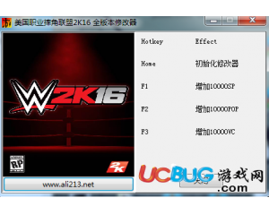 《美國(guó)職業(yè)摔角聯(lián)盟2K16(WWE2K16)》修改器v1.0 +3 中文版