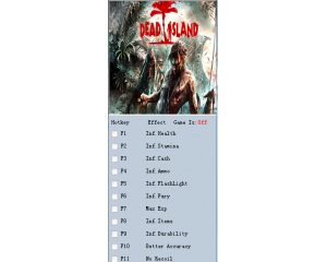 《死亡島》修改器1.3.0 +11 中文版