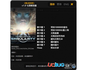 《奇點(diǎn)灰燼》修改器v1.0 +7 中文版