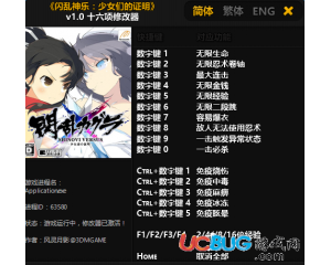 《閃亂神樂少女們的證明》修改器v1.0 +16 中文版