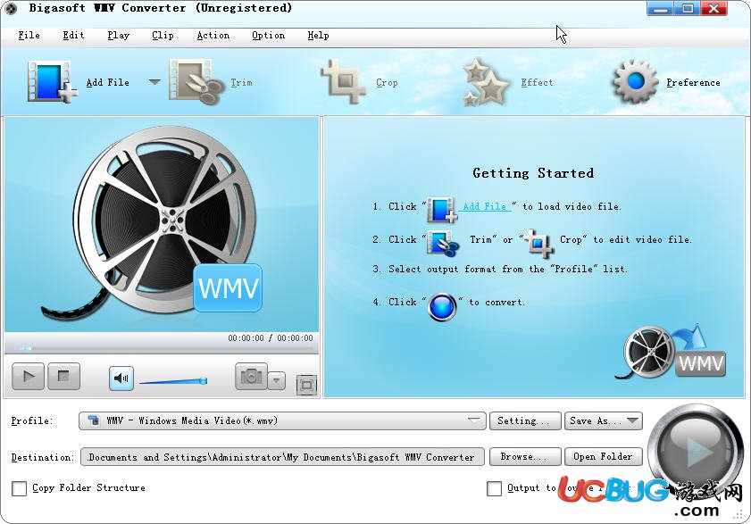 Bigasoft WMV Converter破解版下載