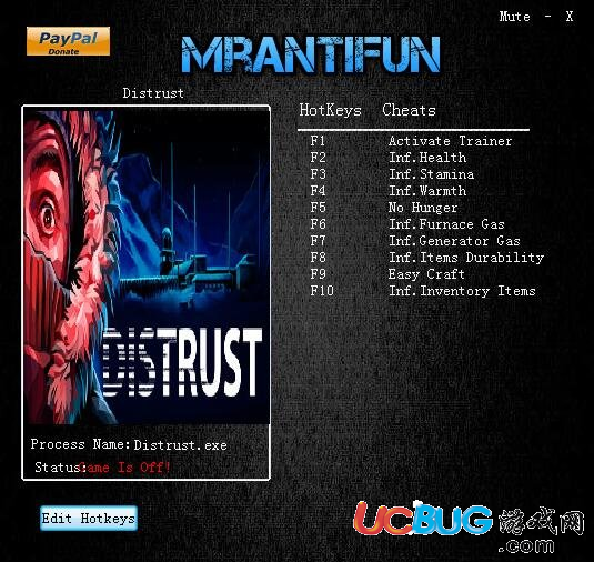 Distrust修改器下載