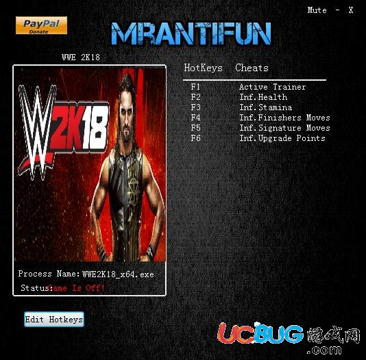 WWE2K18修改器下載