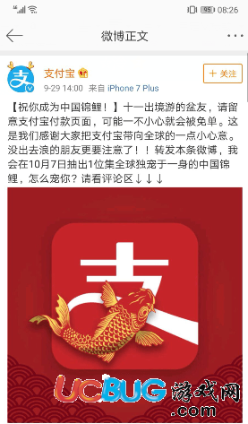 支付寶錦鯉是什么 支付寶錦鯉怎么免單