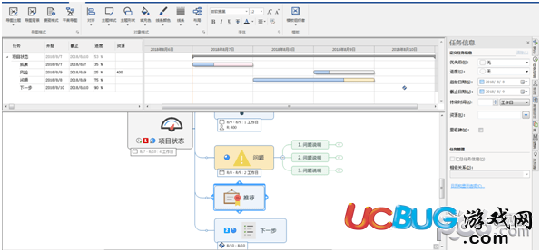 MindManager軟件的甘特圖功能怎么使用